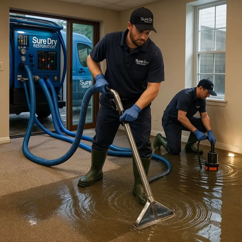 Water Extraction and Removal process in Green Hill, TN